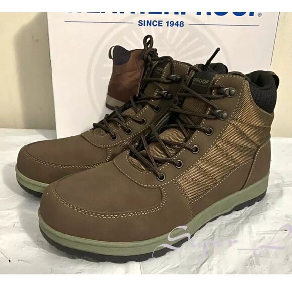 NEW Weatherproof Men\'s Stoll Cold Memory Foam Winter Boots